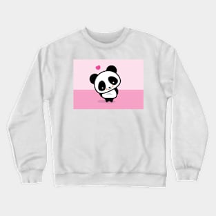 kawaii love panda Crewneck Sweatshirt